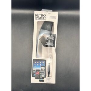 HYPE Retro Handset For Mobile Phone Vintage Style 3.5mm Jack Noise Reduction NIB